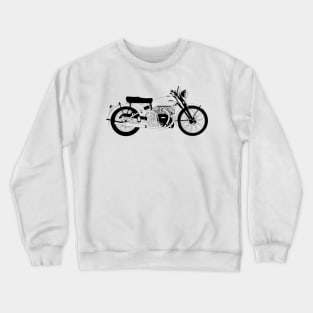 Vincent Black Shadow Black Outline Crewneck Sweatshirt